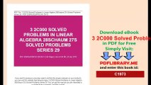 3 2C000 Solved Problems In Linear Algebra  28Schaum 27s Solved Problems Series 29