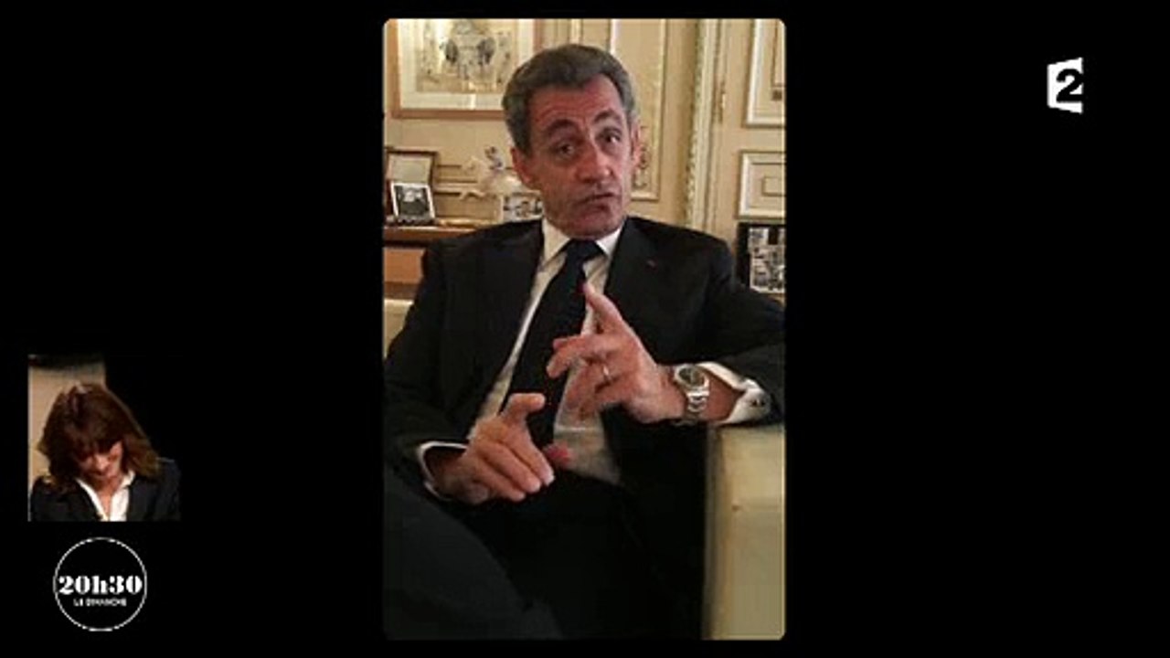 Nicolas Sarkozy laisse un message à Carla Bruni dans "20h30 le dimanche" - Regardez
