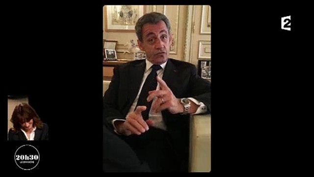 Nicolas Sarkozy laisse un message à Carla Bruni dans 20h30 le dimanche - Regardez