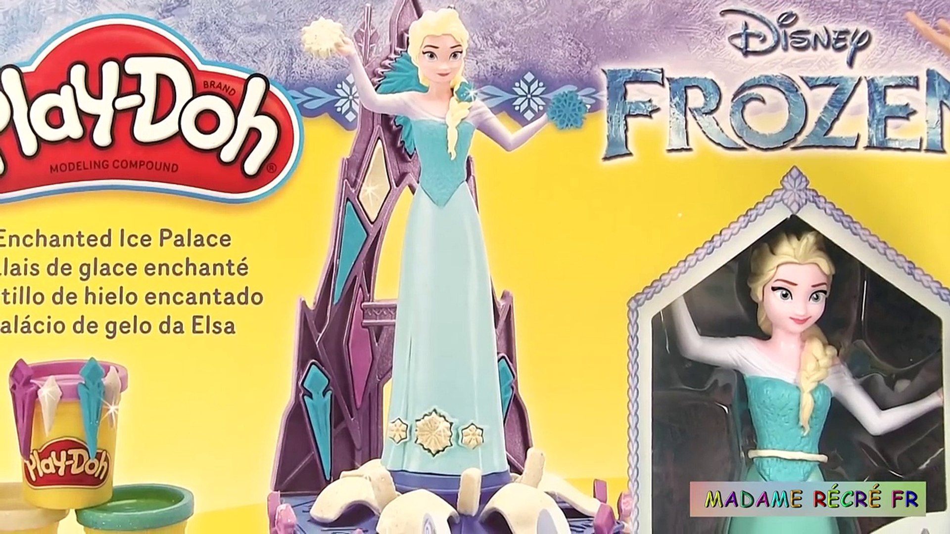 Play Doh Elsa la Reine des Neiges Palais de Glace Magique Pâte à modeler -  video Dailymotion