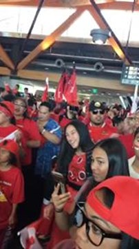 Ecstatic Fans Greet Tongan Rugby League Team at Christchurch Airport