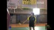 배드민턴 헤어핀 선수의 헤어핀 클라스 셔틀콕이 춤을춘다 / Badminton players spin hairpin High Speed Camera Analysi
