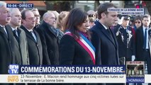 13-Novembre: Emmanuel Macron rend hommage aux cinq victimes tuées sur le terrasse de 