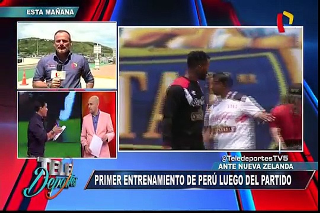 Así fue el primer entrenamiento de Perú pensando en Nueva Zelanda