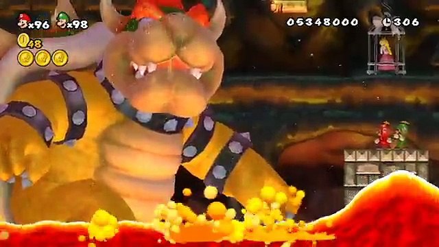 New Super Mario Bros. Series - All Final Boss Fights & Endings