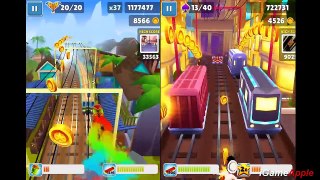 Subway Surfers Madagascar VS Las vegas iPad Gameplay for Children HD #82
