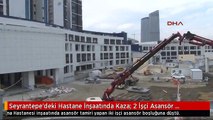 Seyrantepe'deki Hastane İnşaatında Kaza: 2 İşçi Asansör Boşluğuna Düştü