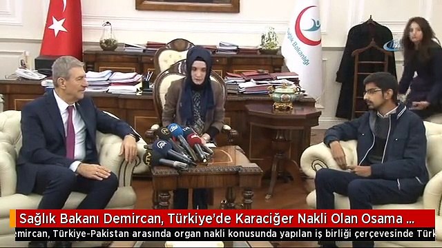 Sağlık Bakanı Demircan, Türkiye'de Karaciğer Nakli Olan Osama Ali Khan ve Ailesini Kabul Etti