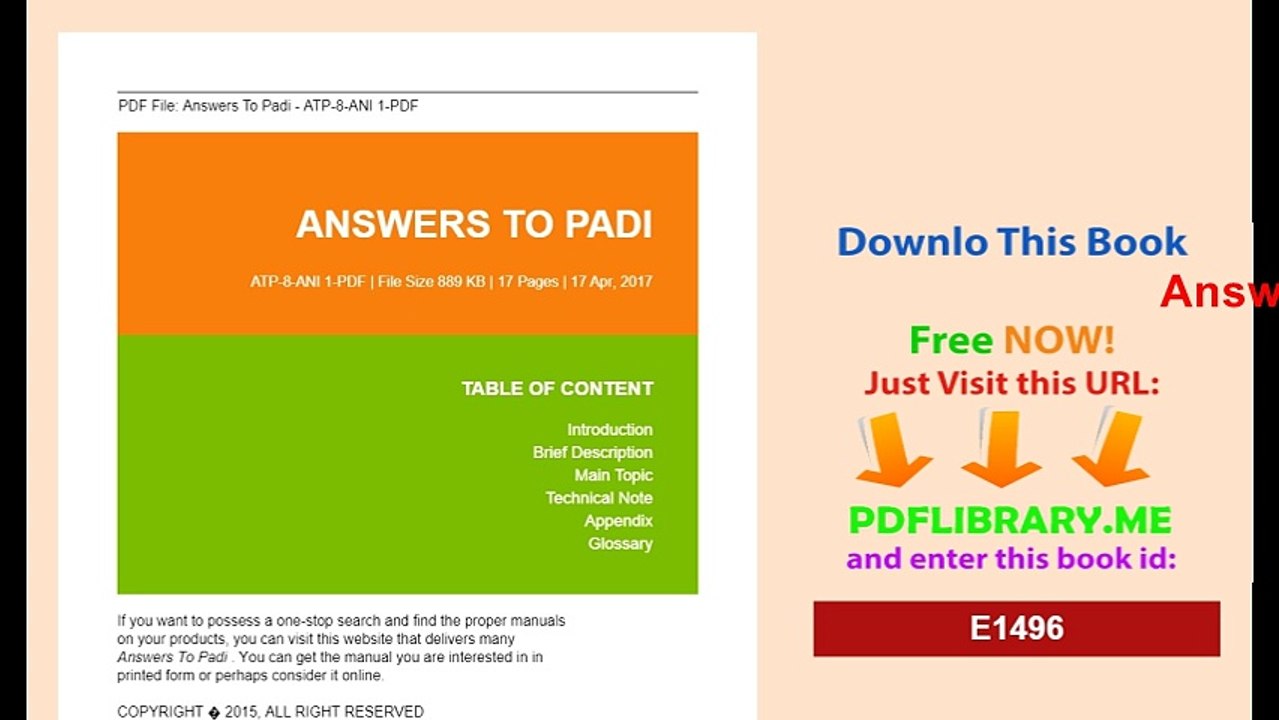 Answers To Padi