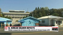 North Korean soldier defects to South Korea across border... gets shot on the way