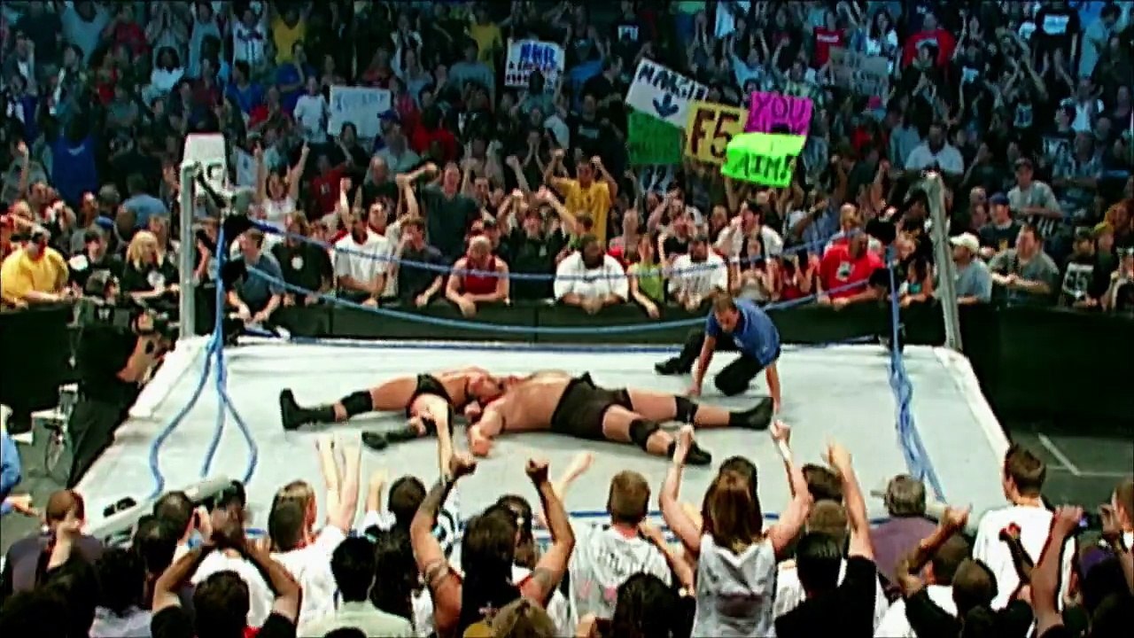 Brock lesnar vs Big show Medison squar Garden 2015