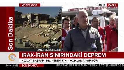 Irak-İran sınırındaki deprem