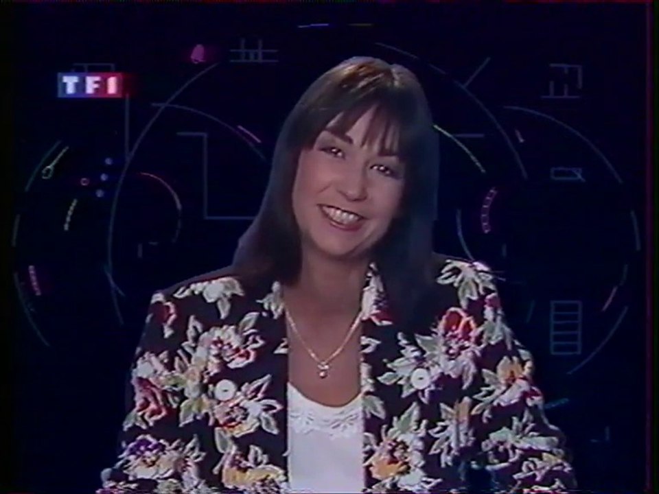 TF1 - 23 Septembre 1990 - Pubs, teaser, speakerine (Carole Varenne), début JT Nuit