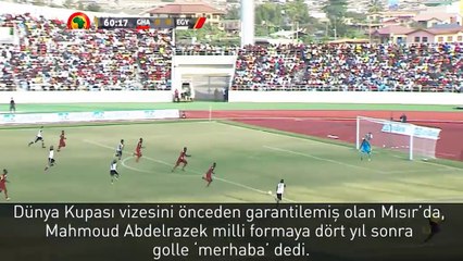 Dört yıl sonra golle döndü