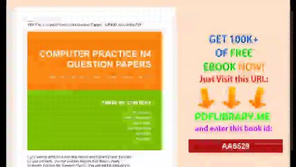 Computer Practice  N4 Question Papers