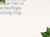 EXCO  3D Cartoon Ergonomische Maus Pad mit Handgelenkauflage und Gel Füllung Dog
