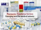 Get certified Pharmacies Translation Services At Affordable Price?