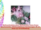Weihnachtsdekoration Weihnachten Kranz Kranz geschmückten Weihnachtsbaum Verzierungen 40