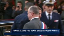 i24NEWS DESK | France marks two years since Bataclan attack | Monday, November 13th 2017