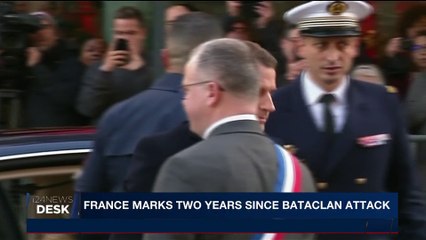 i24NEWS DESK | France marks two years since Bataclan attack | Monday, November 13th 2017