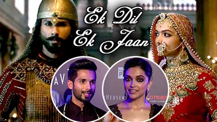 Shahid Kapoor & Deepika Padukone REACTS On Ek Dil Ek Jaan Song  Padmavati