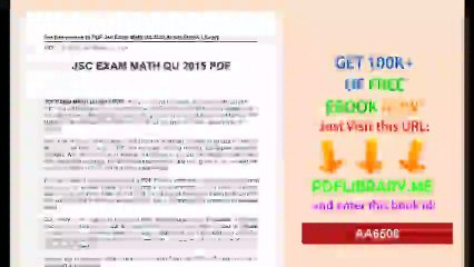 Download JSC 2015 Math Exam Questions 📘