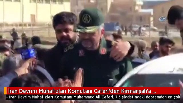 İran Devrim Muhafızları Komutanı Caferi'den Kirmanşah'a Ziyaret- İran'da Ölü Sayısı 341'e Yükseldi