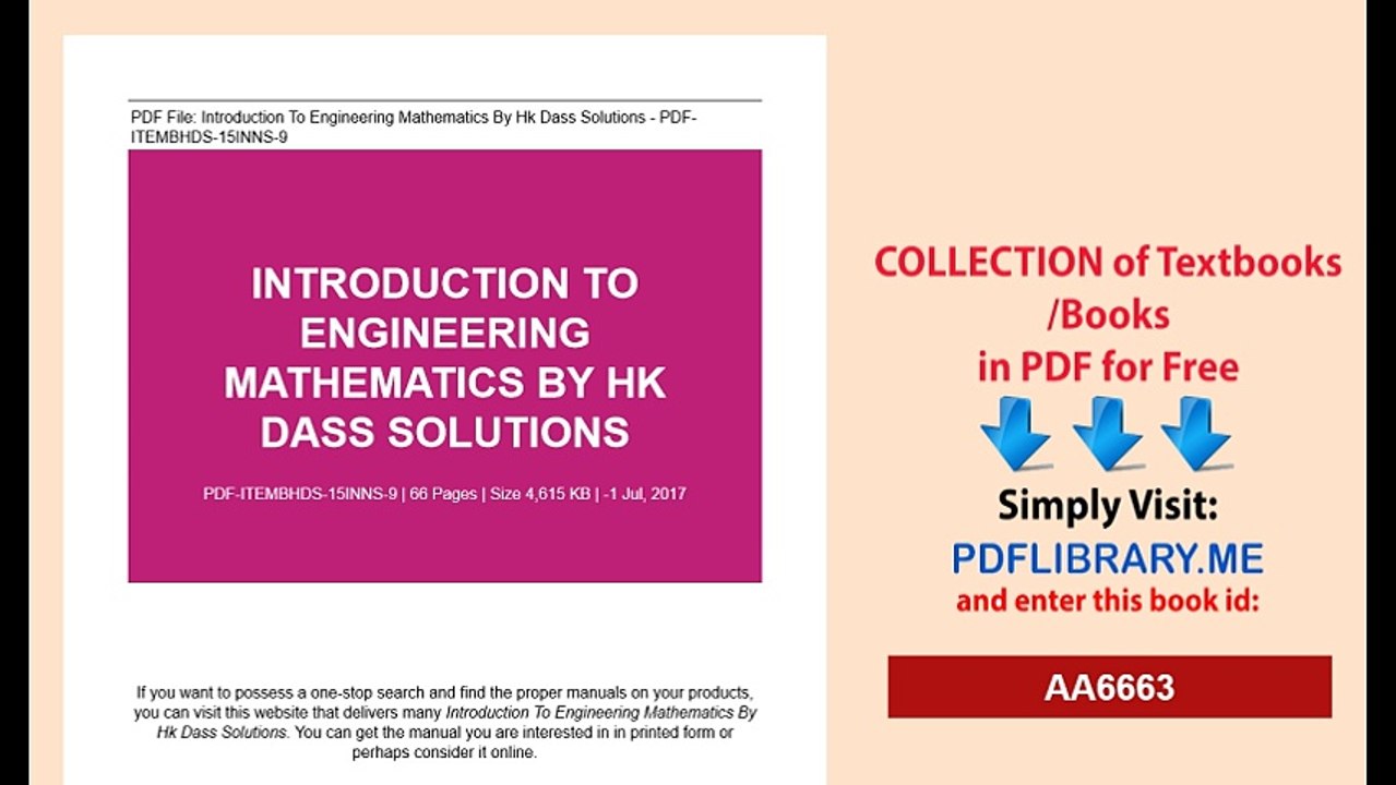 Introduction To Engineering Mathematics By Hk Dass Solutions