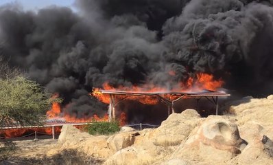 Ancient Peruvian Temple Site Destroyed by Fire