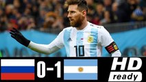 Russia Vs Argentina 0-1 - All Goals & Highlights - Resumen y Goles 11/11/2017 HD