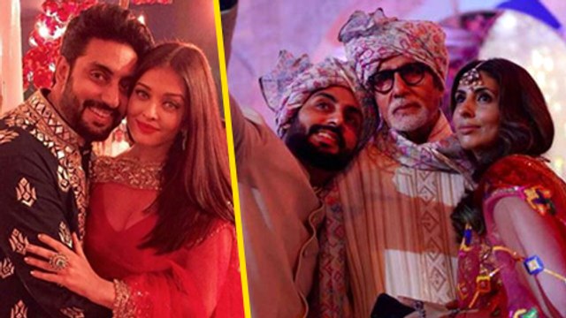 INSIDE PICS Of Amitabh, Abhishek, Aishwarya And Aaradhya Bachchan At FAMILY WEDDING