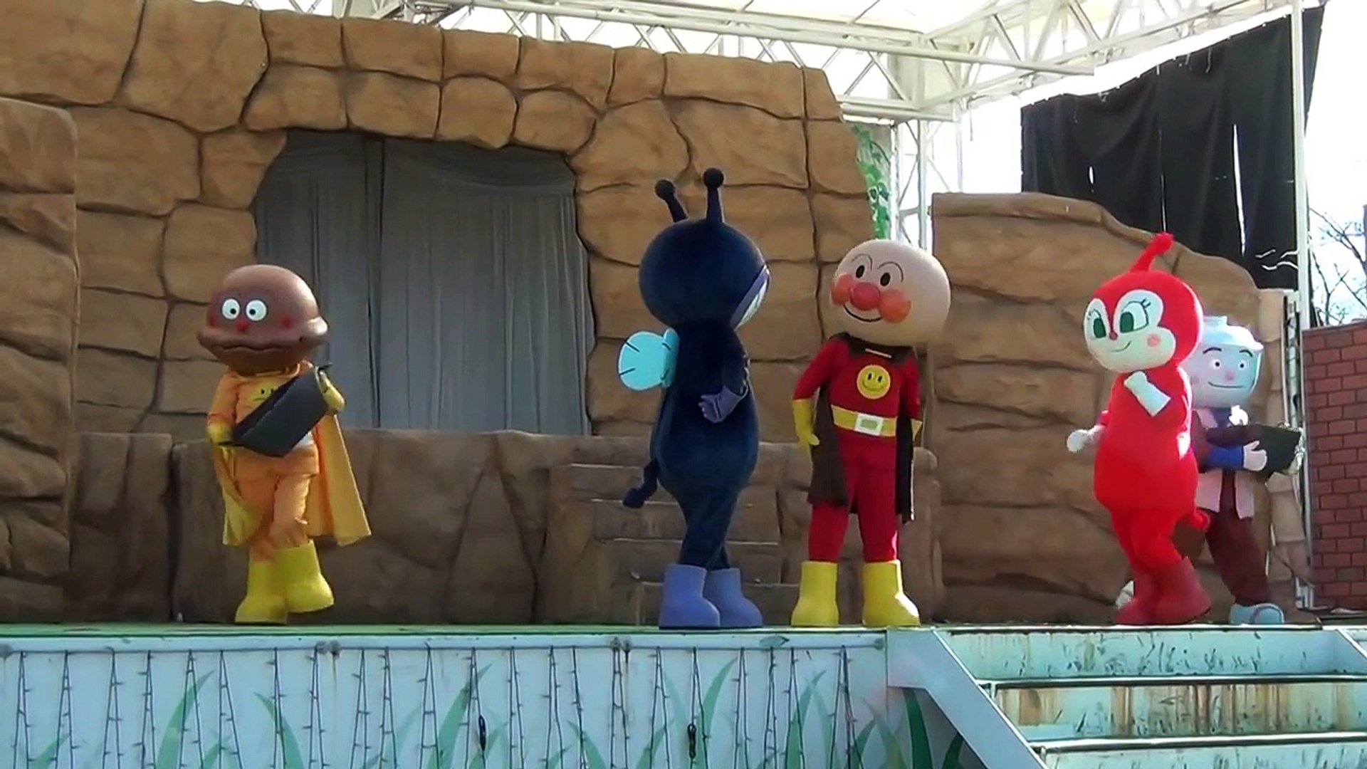 アンパンマンショー ばいきんまんのお手伝い大作戦 てんどんまん登場 最前列高画質 キャラクターショー Anpanman Show Video Dailymotion
