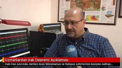 Uzmanlardan Irak Depremi Açıklaması