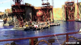 [HD] New! Updated WaterWorld Show new Universal Studios Hollywood