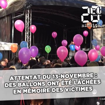 Attentats du 13-Novembre: Des ballons ont été lâchés en mémoire des victimes