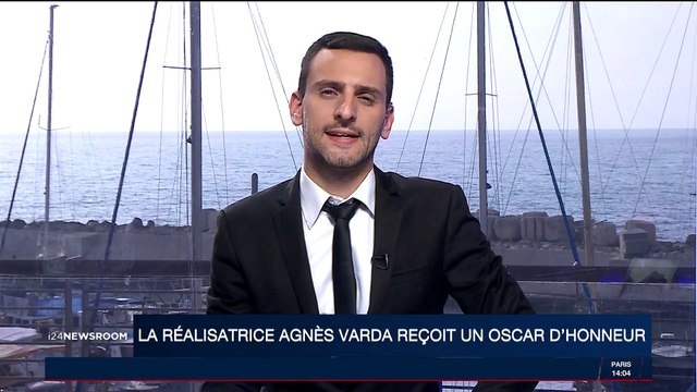 La réalisatrice Agnès Varda reçoit un Oscar d'honneur