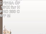 Premium Toner Kompatibel zu HP CF210A  CF210A 131A 131X für HP Laserjet PRO 200 Color MFP