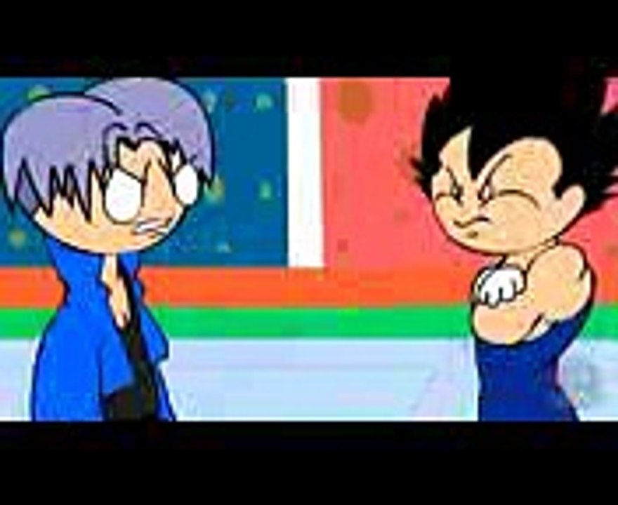 Vegeta vs Trunks RAP BATTLE! (DBZ Parody)