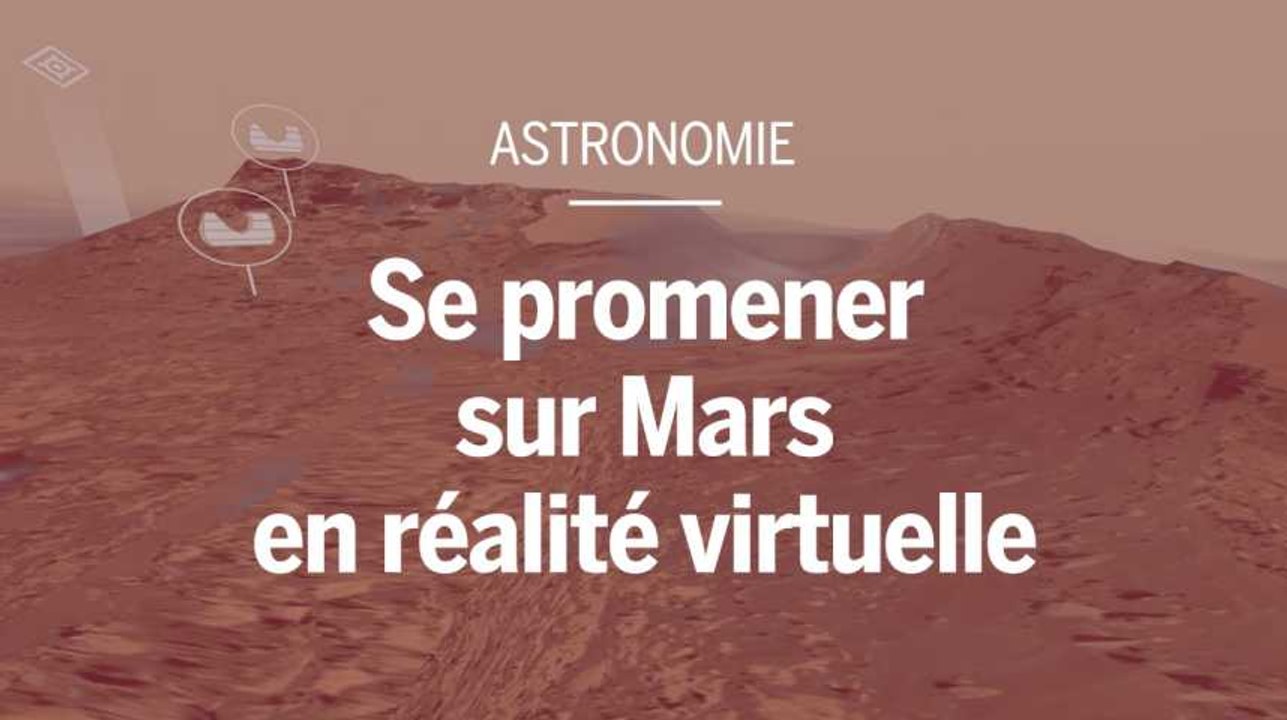 Se promener sur Mars en réalité virtuelle