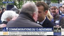 Attentats du 13-Novembre : l'étreinte bouleversante d'Emmanuel Macron à un proche d'une victime