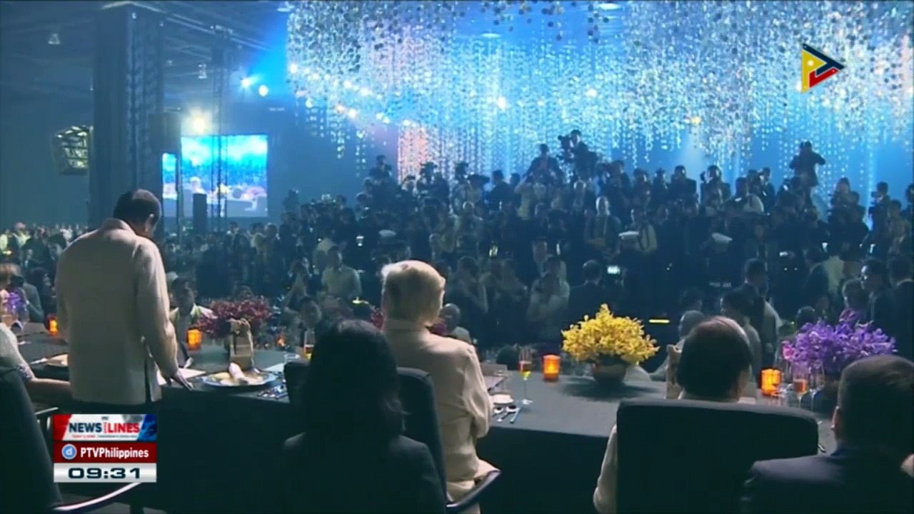 Du30 hosts Gala dinner for leaders of #ASEAN and dialogue partners