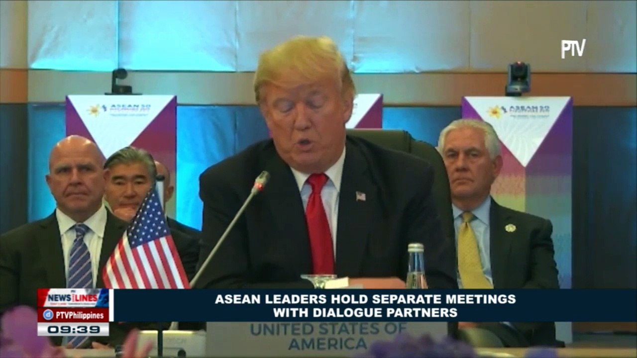 ASEAN leaders hold separate meetings with dialogue partners
