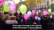 Paris pays homage to Bataclan victims