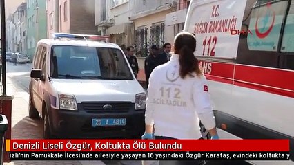 Denizli Liseli Özgür, Koltukta Ölü Bulundu