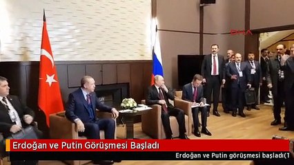 Erdoğan ve Putin Görüşmesi Başladı