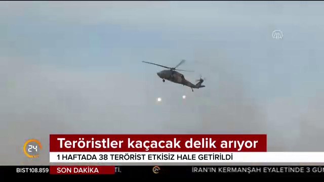 Teröristler kaçacak delik arıyor