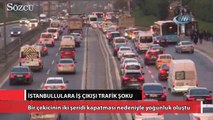 İstanbullulara mesai çıkışında trafik şoku