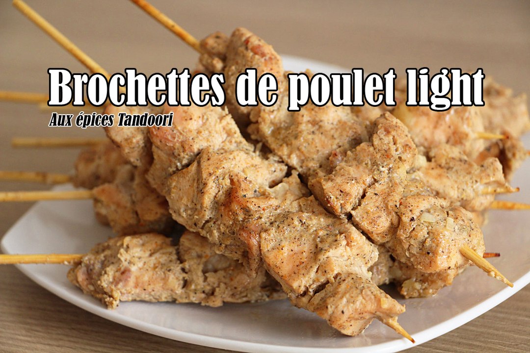 Brochettes Tandoori light