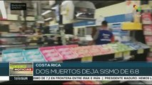 Sismo de magnitud 6.8 deja dos muertos en Costa Rica