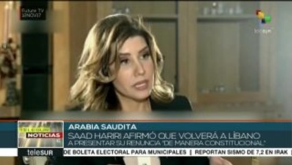 Asegura Premier libanés que volverá al país a renunciar de forma legal